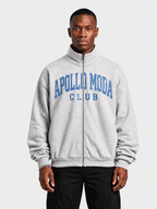 Club Collegiate Oversized Full-Zip Sweatshirt - Pendo Store