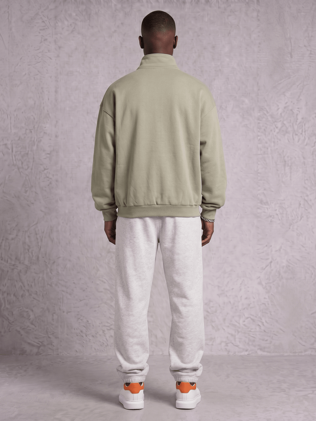 Club Collegiate Oversized Full-Zip Sweatshirt - Pendo Store