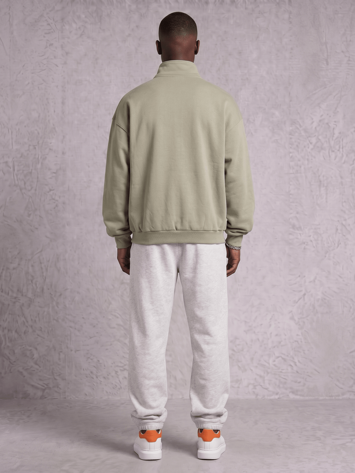 Club Collegiate Oversized Full-Zip Sweatshirt - Pendo Store