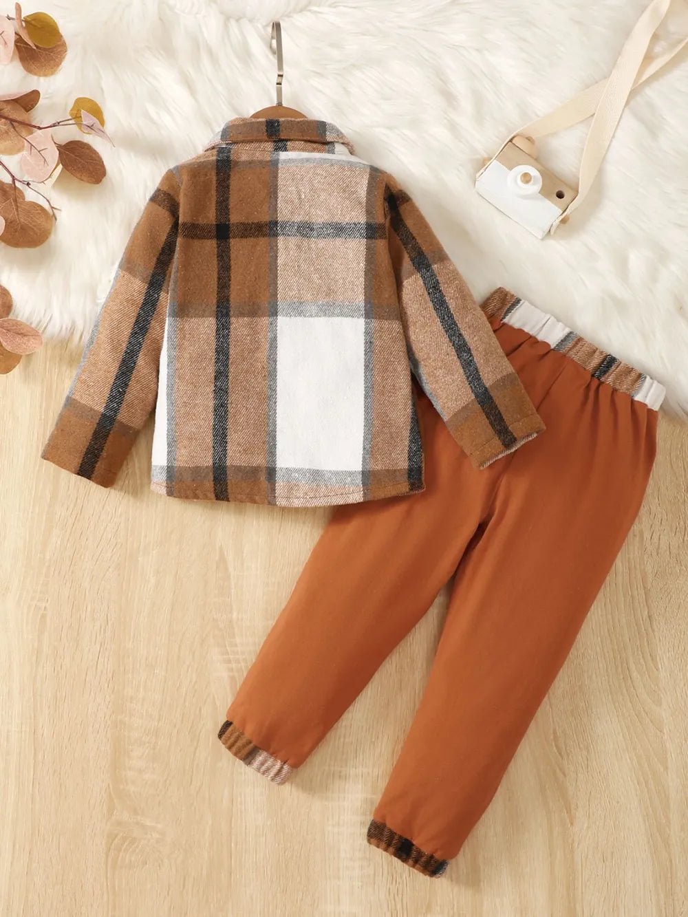 Color Block Button Up Top and Pants Set - Pendo Store