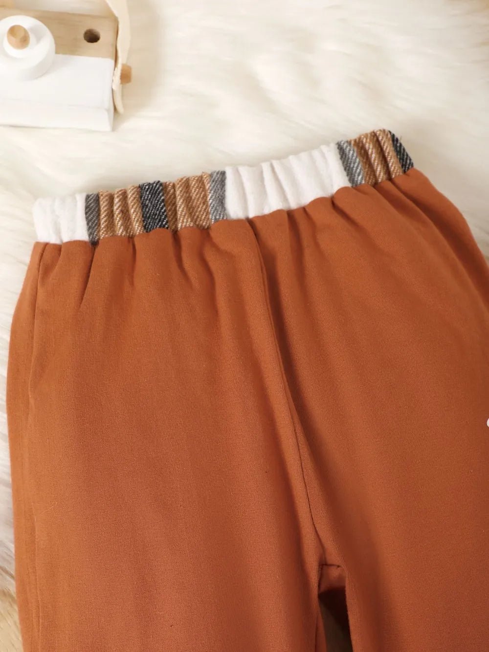 Color Block Button Up Top and Pants Set - Pendo Store