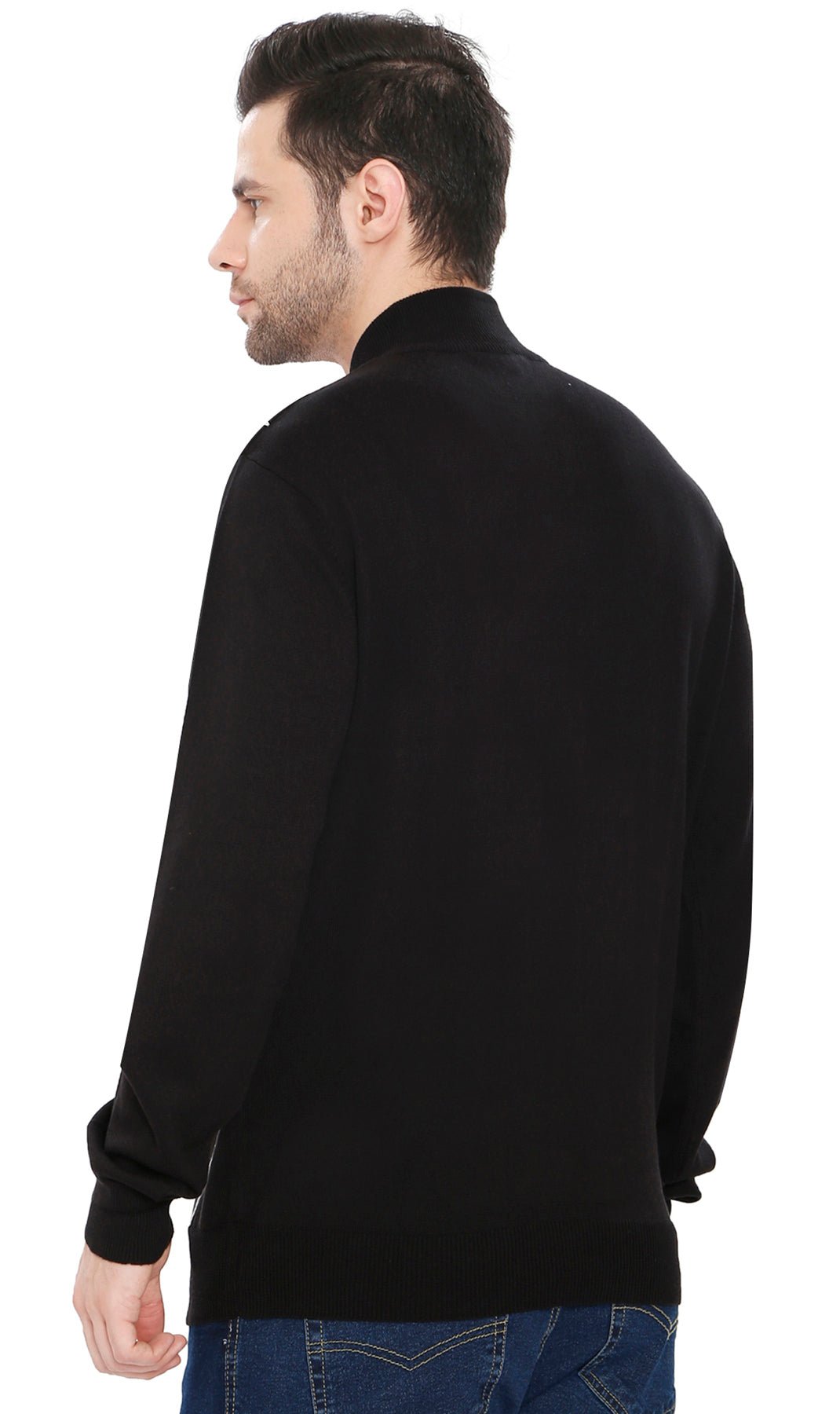 Color Block Quarter Zip Sweater - Pendo Store