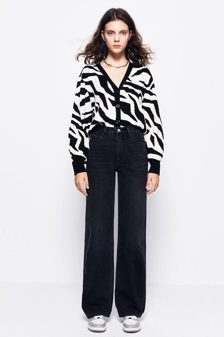 Coney Island Whitefish High Rise Wide Jeans HJ007 - Pendo Store