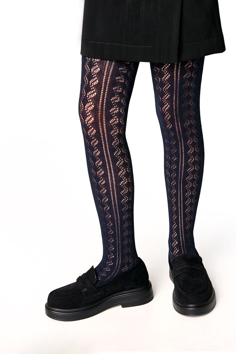 Conte-Kids Cotton Tights Miss 617 - Lace Pattern - Pendo Store