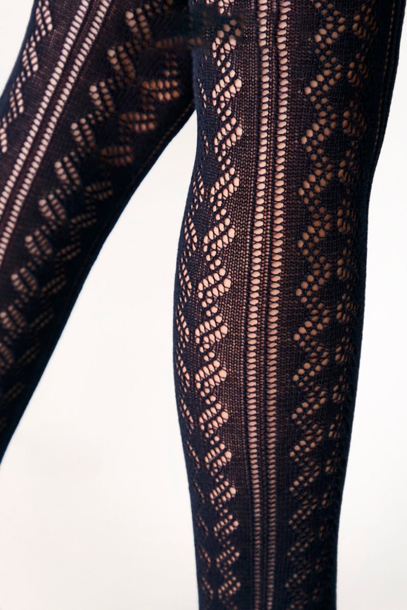 Conte-Kids Cotton Tights Miss 617 - Lace Pattern - Pendo Store