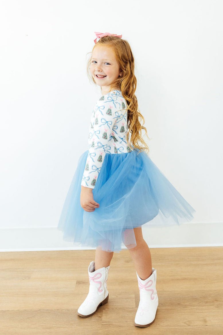 Coquette Christmas L/S Tutu Dress - Pendo Store