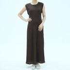 Corset-Back Lace-Up Sleeveless Maxi Dress(MS472)