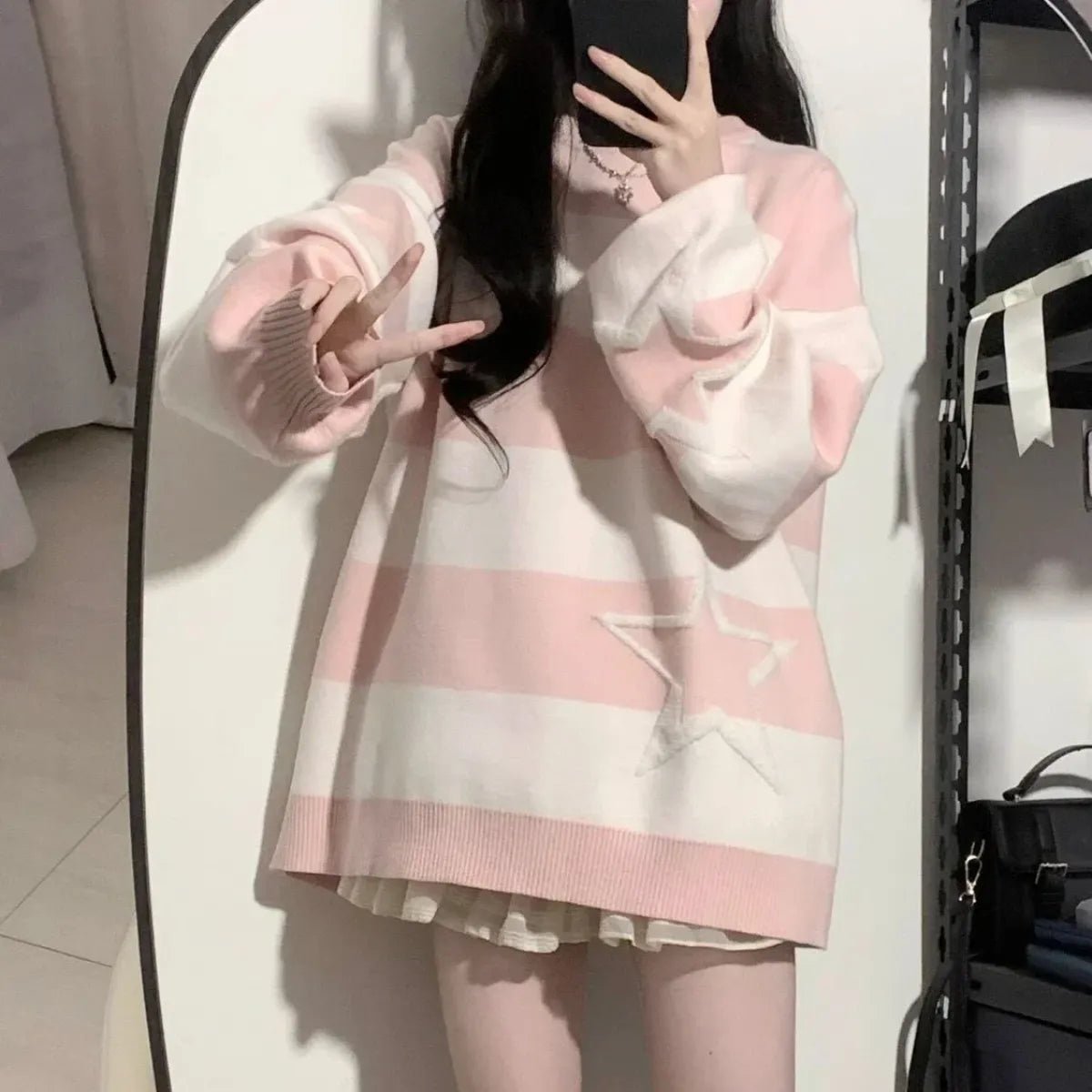 Cosmic Grunge Starry Sweater - Pendo Store