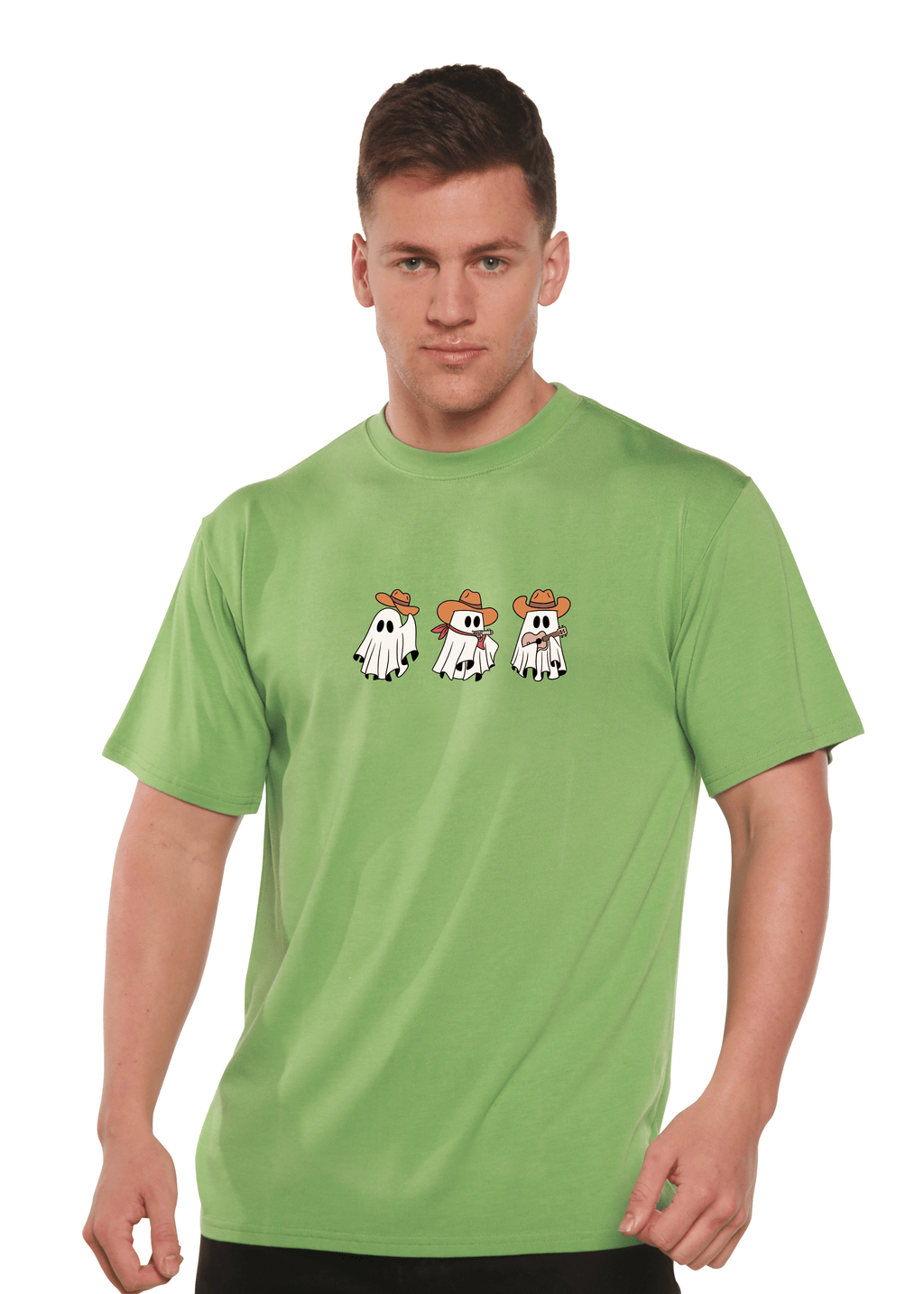 Cowboy Ghosts Unisex Bamboo Viscose/Organic Cotton Short Sleeve Graphic T-Shirt - Pendo Store