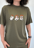 Cowboy Ghosts Unisex Bamboo Viscose/Organic Cotton Short Sleeve Graphic T-Shirt - Pendo Store