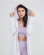 Cozy Comfort Zip Up Hoodie Jacket Gray - Pendo Store