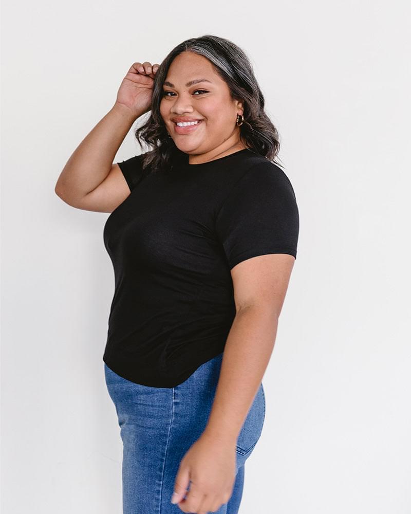 Crew Neck Boyfriend Full-Length - Layering Top - Pendo Store