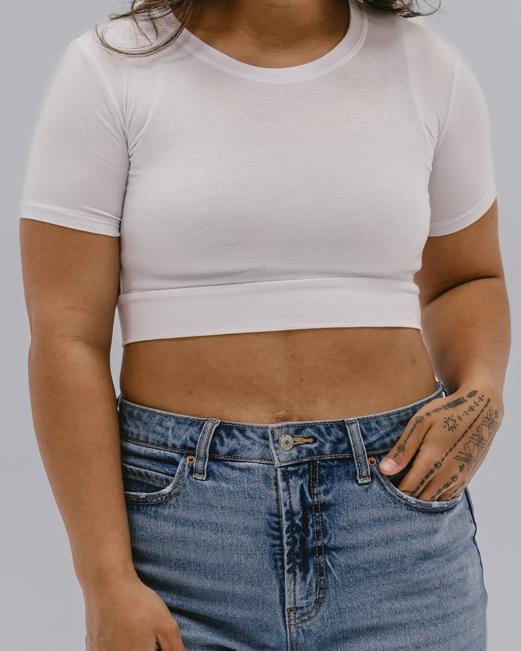Crew Neck Boyfriend Halftee - Pendo Store
