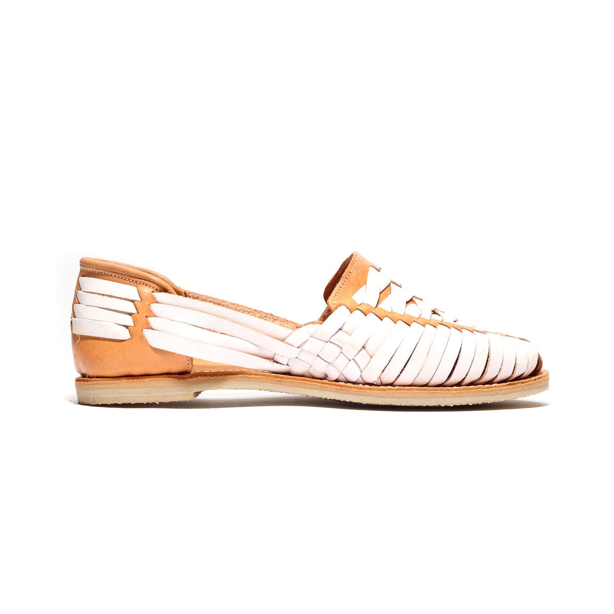 Cross Woven Huarache Horchata - Pendo Store
