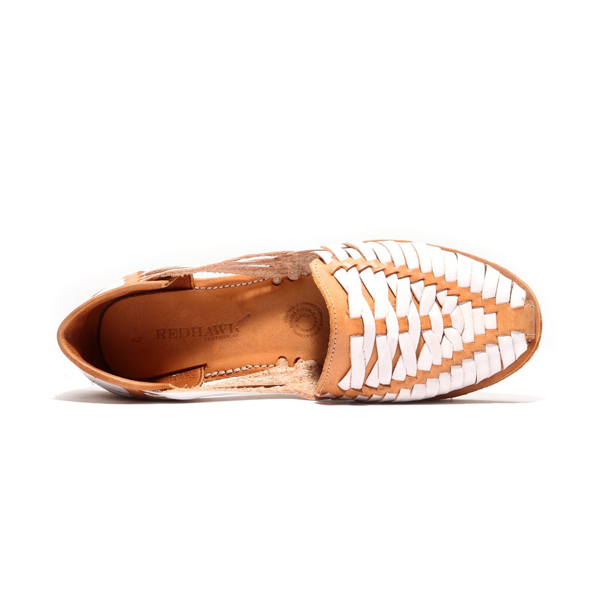 Cross Woven Huarache Horchata - Pendo Store