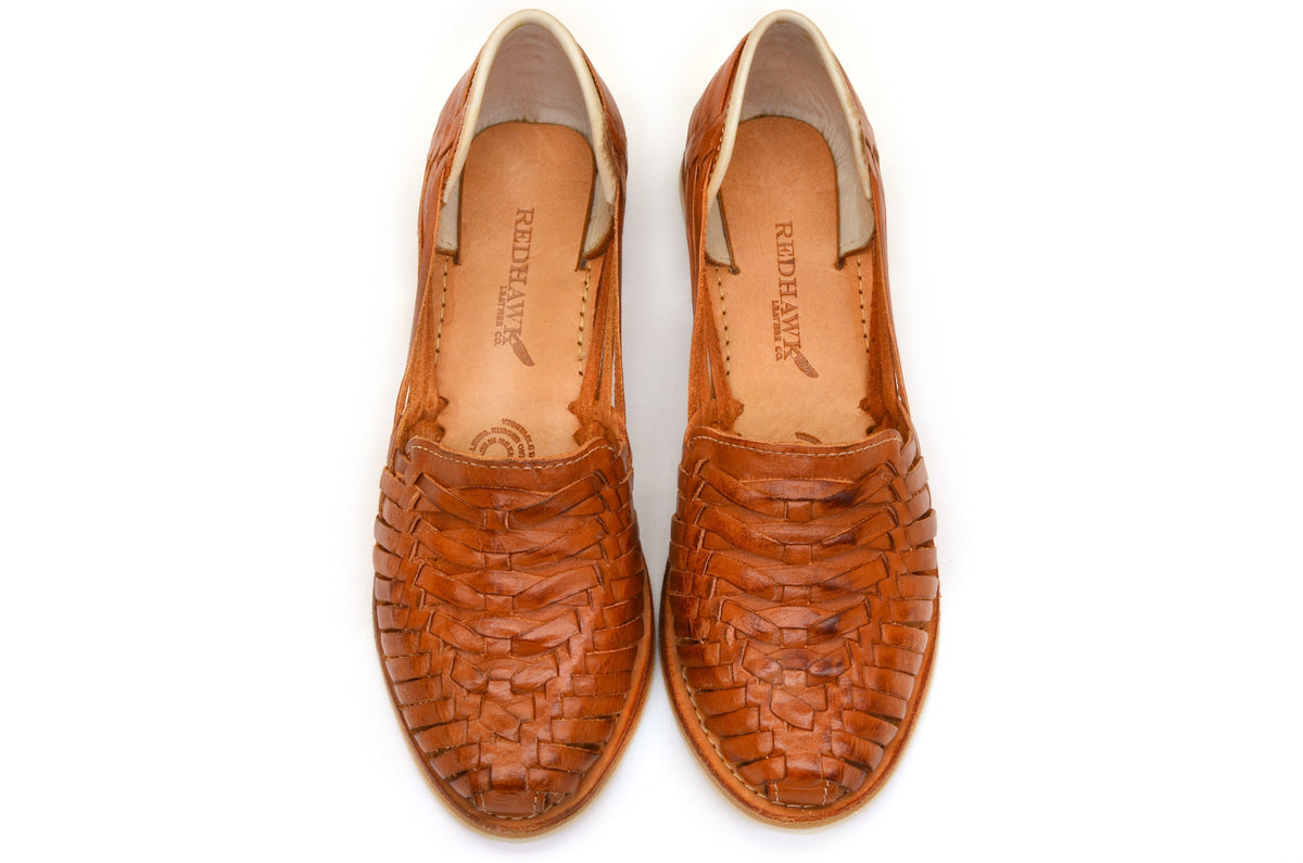 Cross Woven Huarache Walnut - Pendo Store