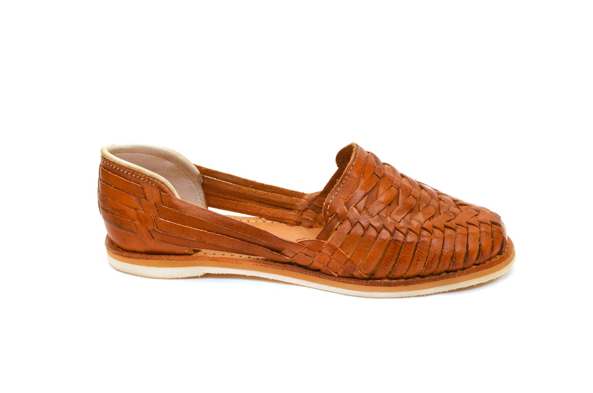 Cross Woven Huarache Walnut - Pendo Store