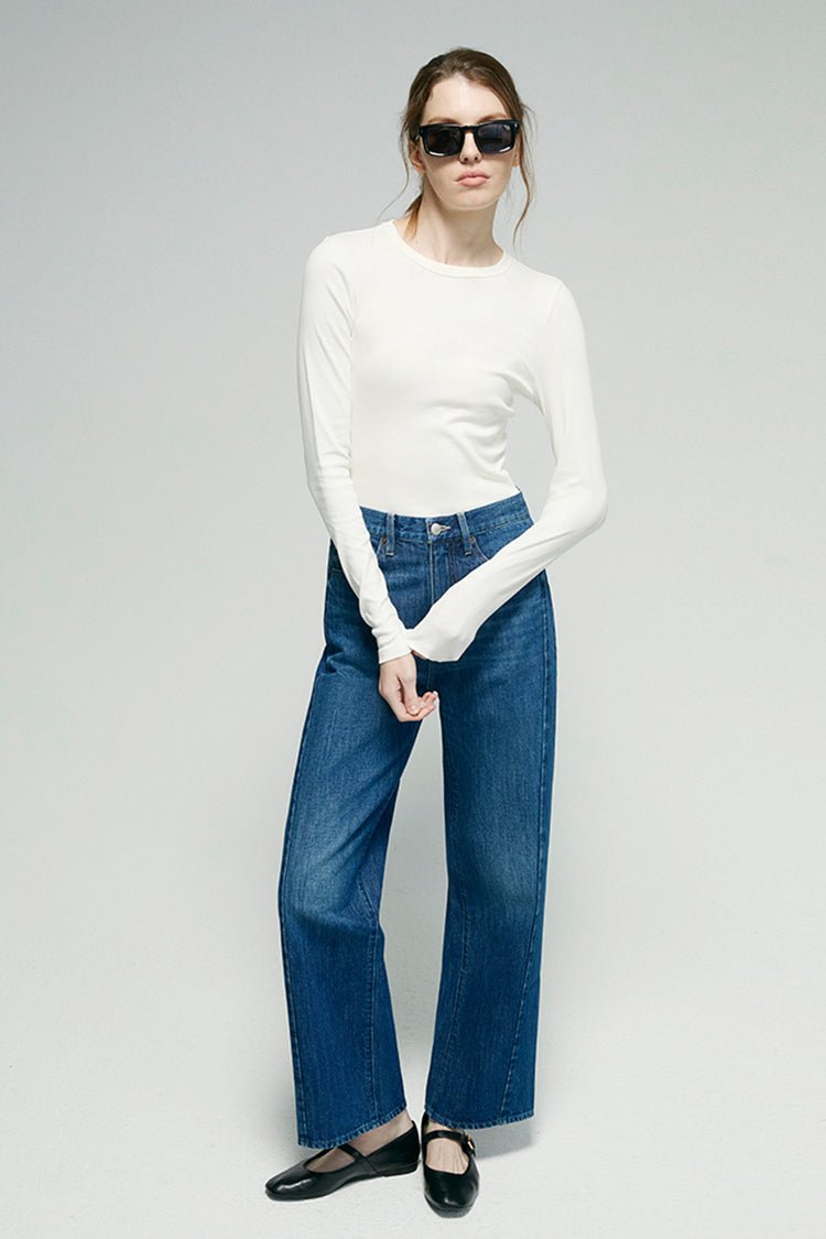 Crush Curve Ankle Jeans HJ052 - Pendo Store