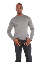 Custom Printed Men's Bamboo Viscose/Organic Cotton Long Sleeve T-Shirt - Pendo Store