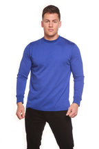 Custom Printed Men's Bamboo Viscose/Organic Cotton Long Sleeve T-Shirt - Pendo Store