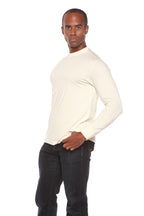 Custom Printed Men's Bamboo Viscose/Organic Cotton Long Sleeve T-Shirt - Pendo Store