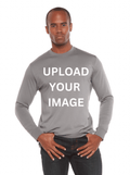 Custom Printed Men's Bamboo Viscose/Organic Cotton Long Sleeve T-Shirt - Pendo Store