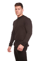 Custom Printed Men's Bamboo Viscose/Organic Cotton Long Sleeve T-Shirt - Pendo Store