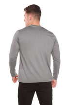 Custom Printed Men's Bamboo Viscose/Organic Cotton Long Sleeve T-Shirt - Pendo Store