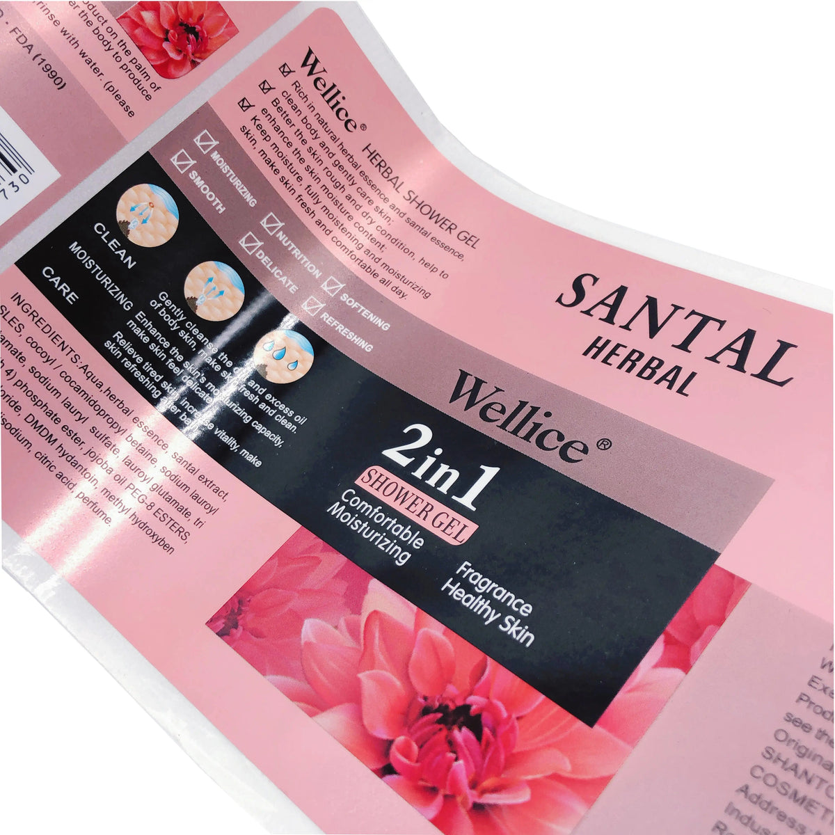 Custom Waterproof Cosmetic Product Labels - Pendo Store