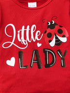 Children's Cartoon Top and Pants Set