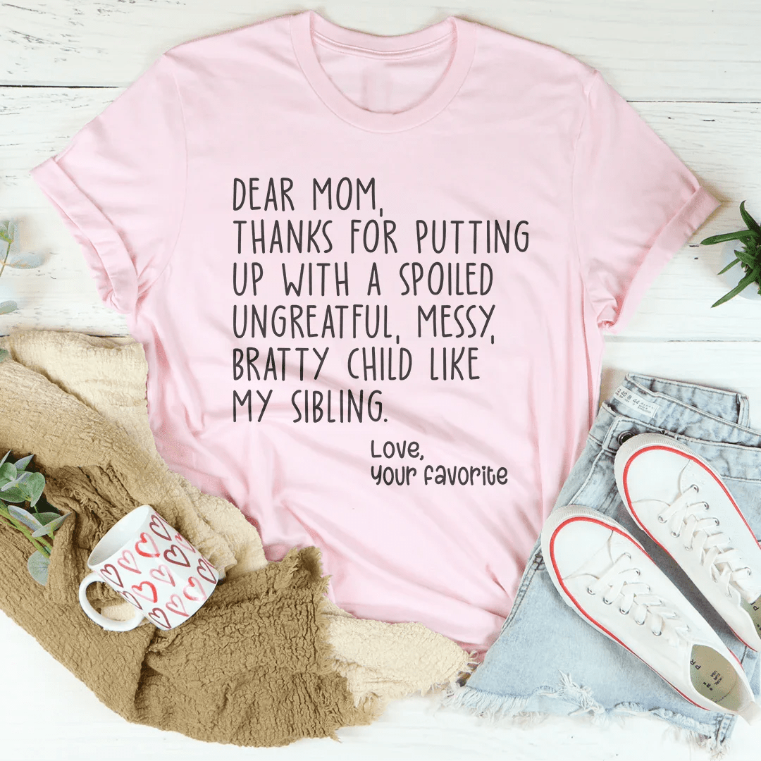 Dear Mom Tee - Pendo Store