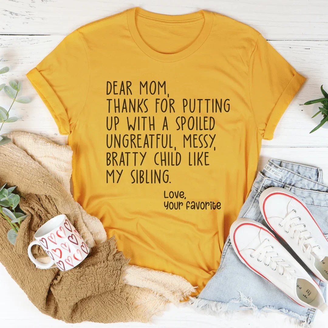 Dear Mom Tee - Pendo Store
