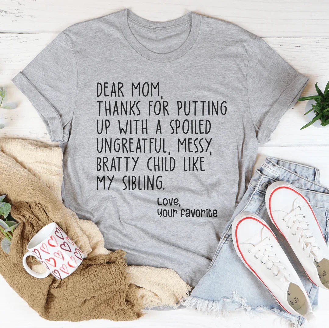 Dear Mom Tee - Pendo Store