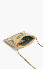 Desert Oasis Embellished Clutch – Luxe Handwoven Jacquard - Pendo Store