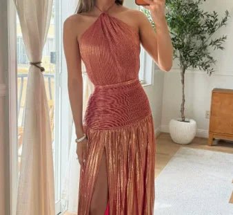 Elegant Mid-Calf A-Line Dress - Pendo Store