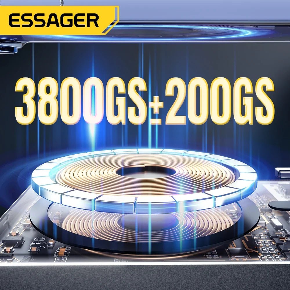 Essager Thin Wireless Power Bank Magnetic 20W 5000mAh Portable Fast Charging External Battery for Magsafe For iPhone 17 16 15 14 - Pendo Store