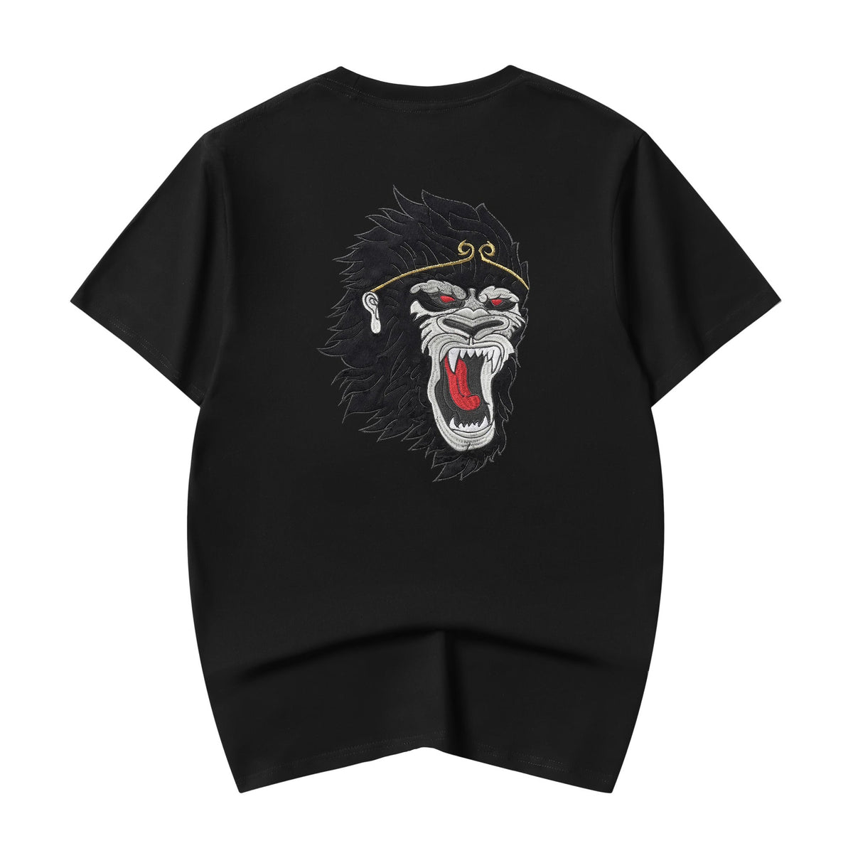 ET518 Raging Monkey Embroidered Tee - Pendo Store