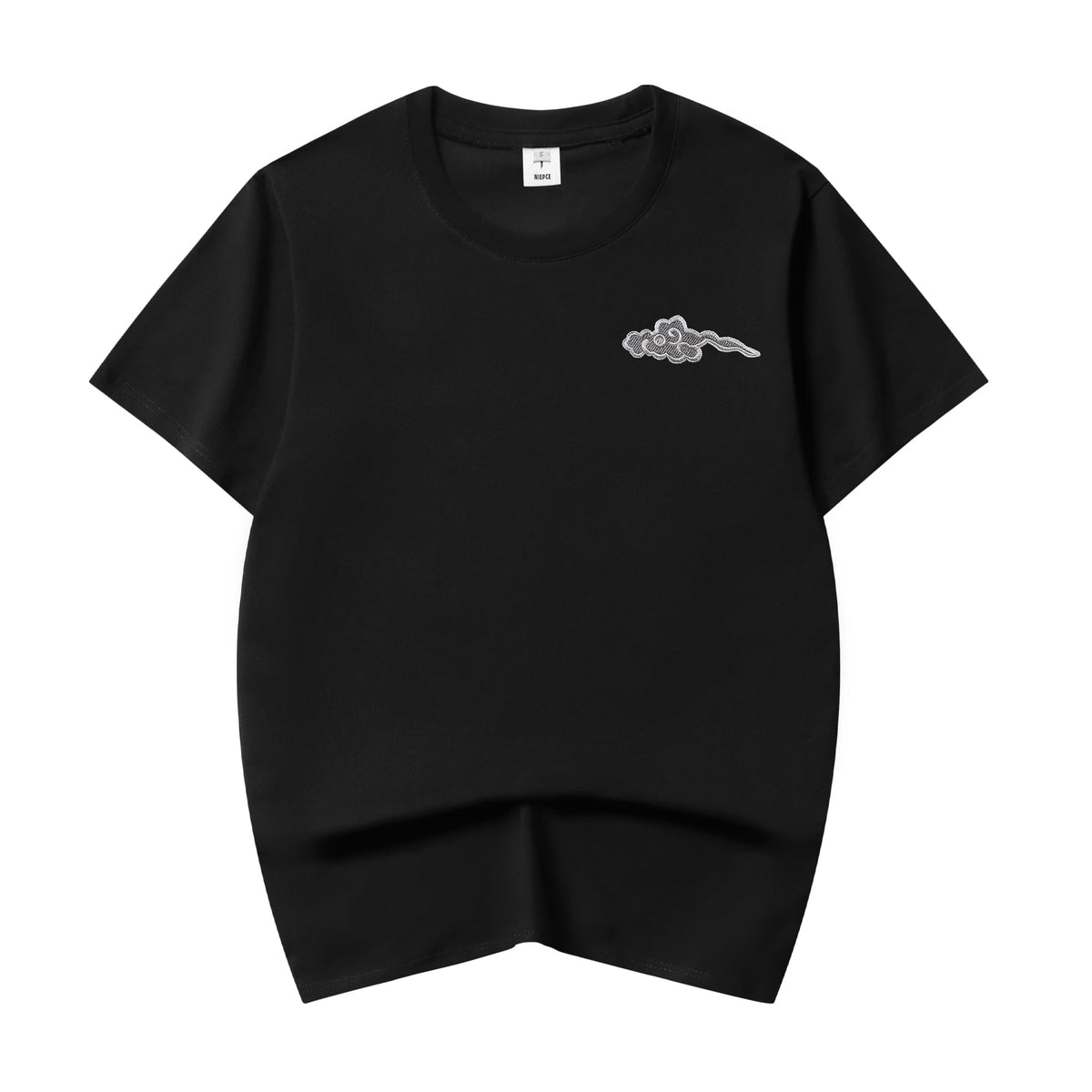 ET521 Grey Dragon Embroidered Tee - Pendo Store