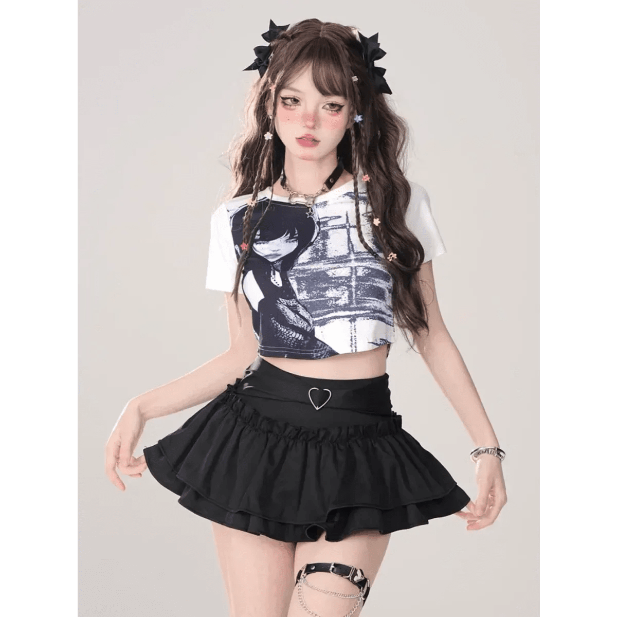 Fairy Kei Ruffle Mini Skirt - Pendo Store