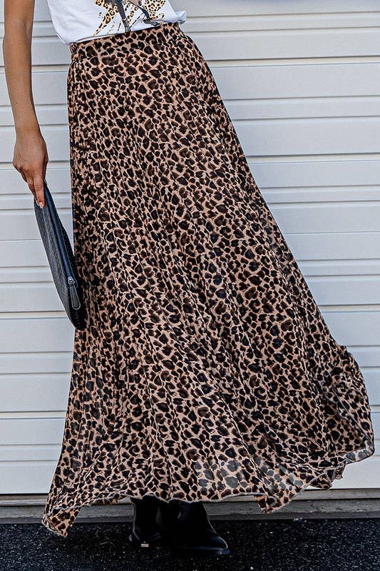 Fierce Flow Leopard Skirt - Pendo Store