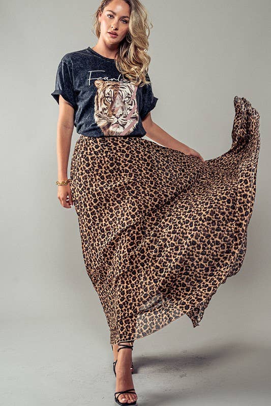 Fierce Flow Leopard Skirt - Pendo Store