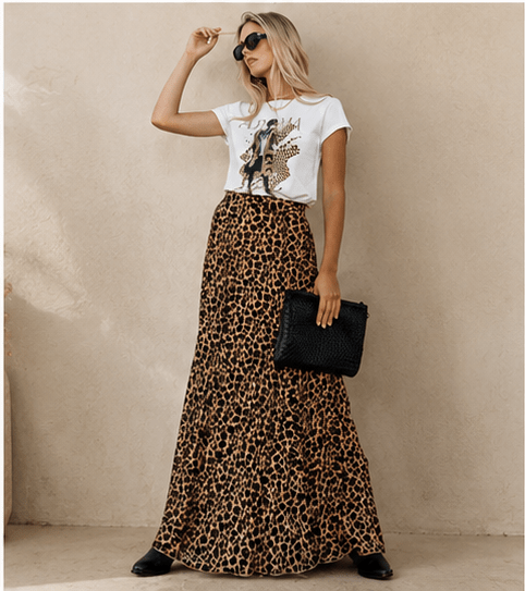 Fierce Flow Leopard Skirt - Pendo Store
