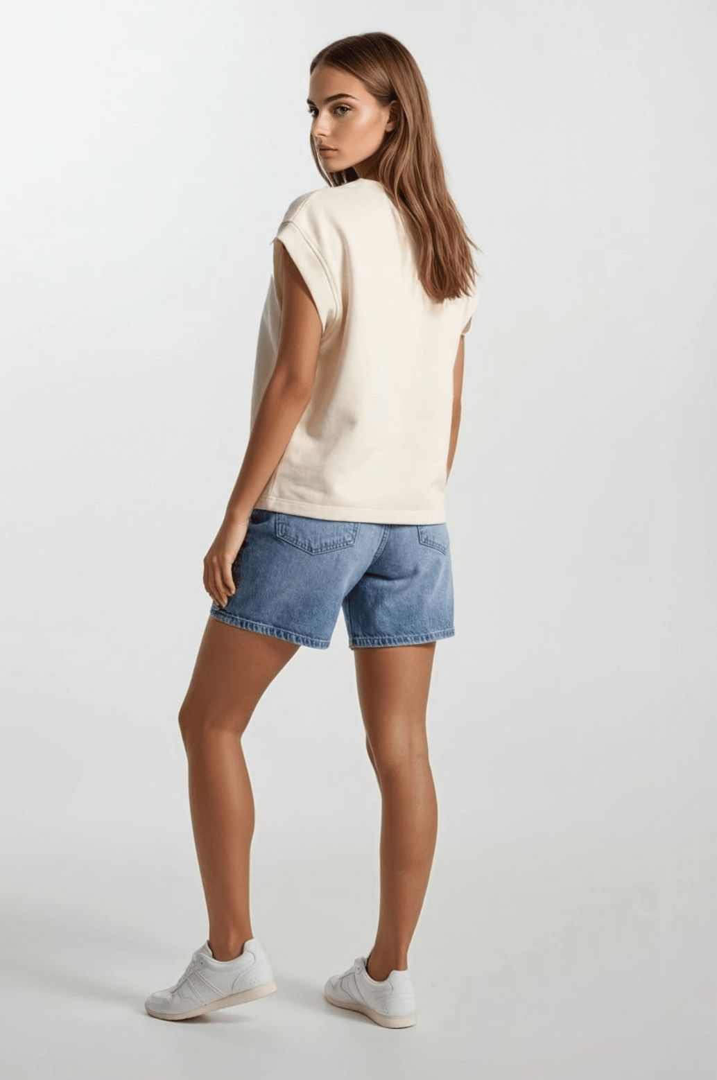 Floral Embroidery Muscle Top - Pendo Store