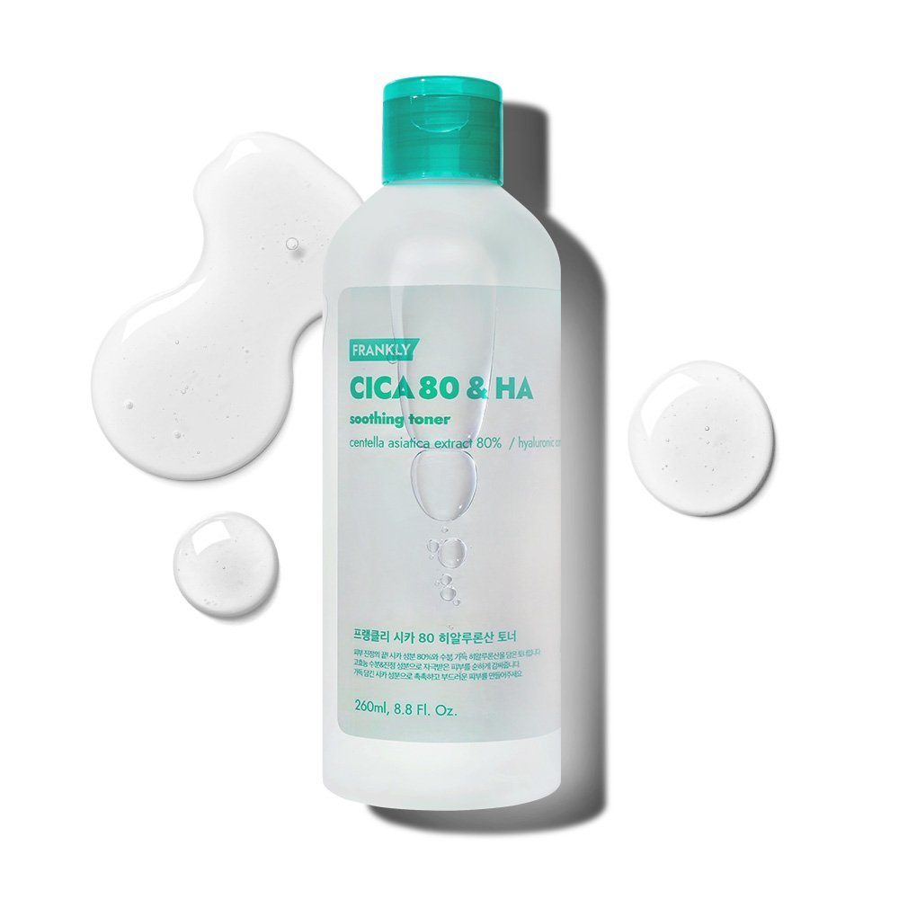 FRANKLY CICA 80 & Hyaluronic Acid Toner 260ml - Pendo Store