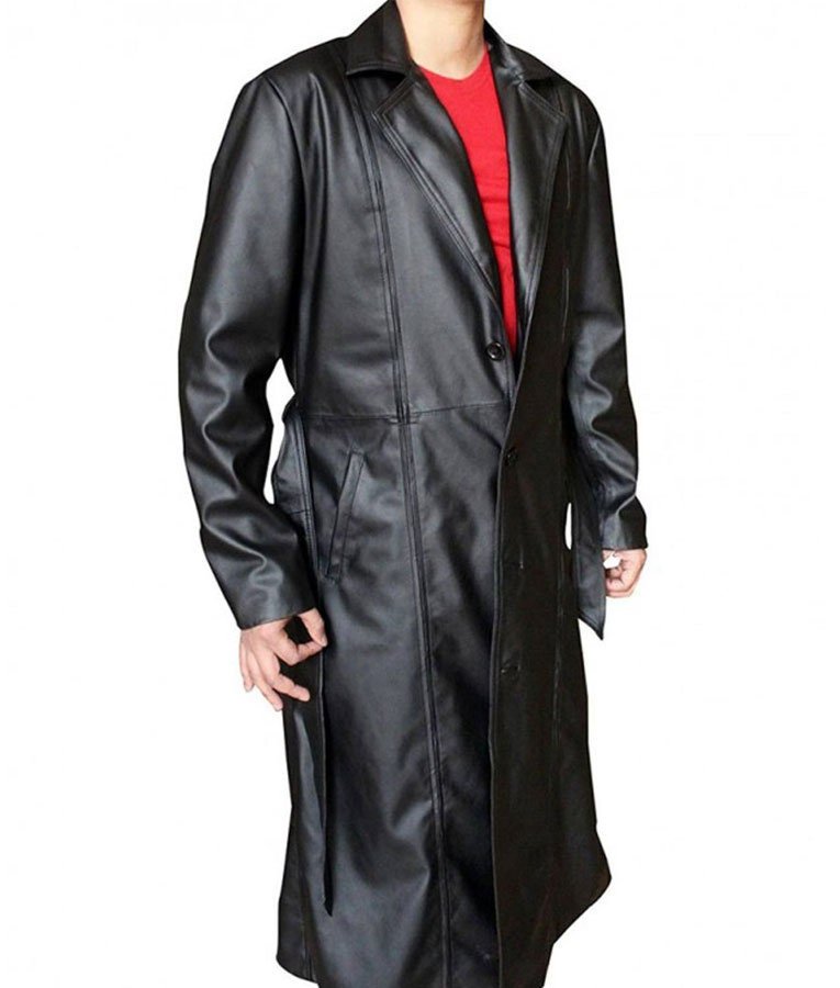 Futuristic Cosplay Leather Trench Coat - Pendo Store