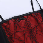 Gothic Spider Lace Cami Top