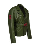 Green Mutant Hero Leather Jacket - Pendo Store