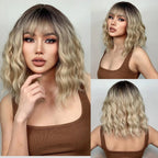 Grey Wavy Bob Wig - Pendo Store