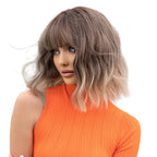 Grey Wavy Bob Wig - Pendo Store