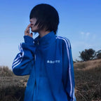 Grunge Streetwear Zipper Hoodie